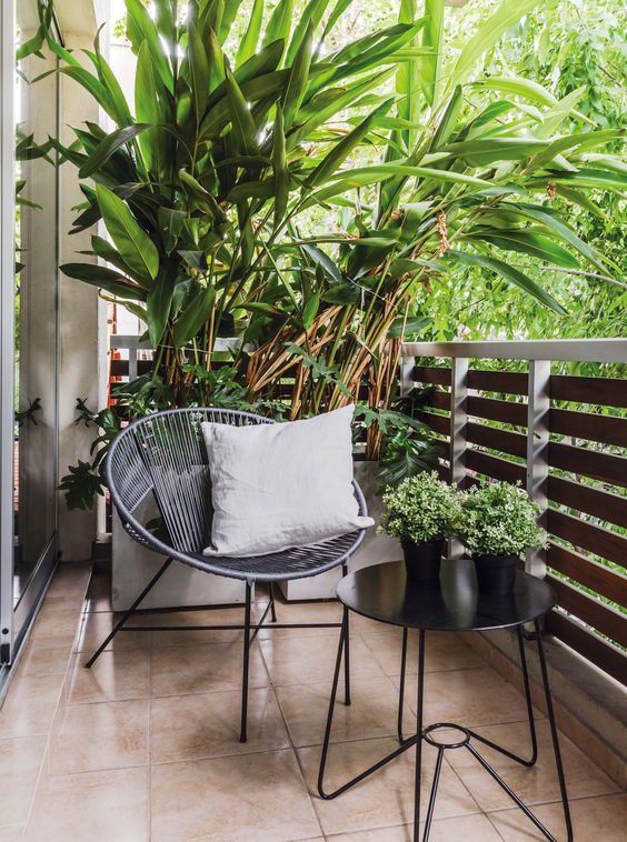 Tropical small balcony
