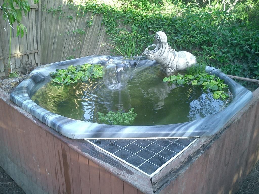Hot tub pond