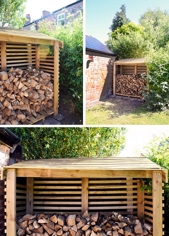 DIY Firewood Racks 11