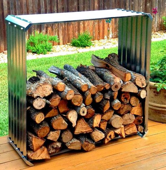 DIY Firewood Racks 12