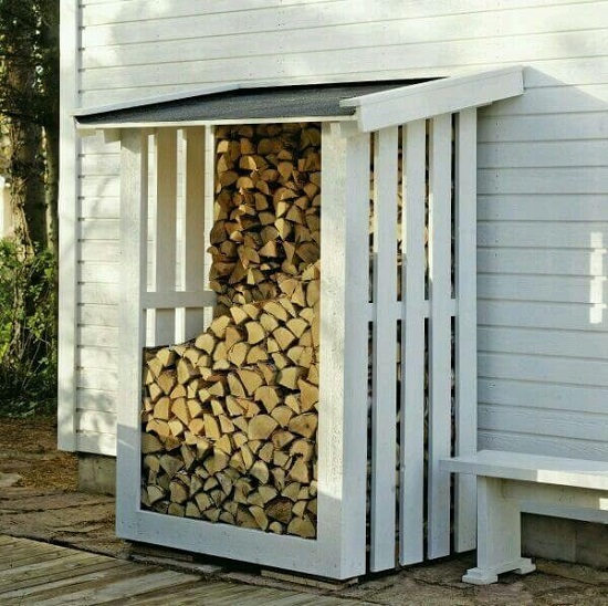 DIY Firewood Racks 13