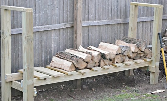 DIY Firewood Racks 7