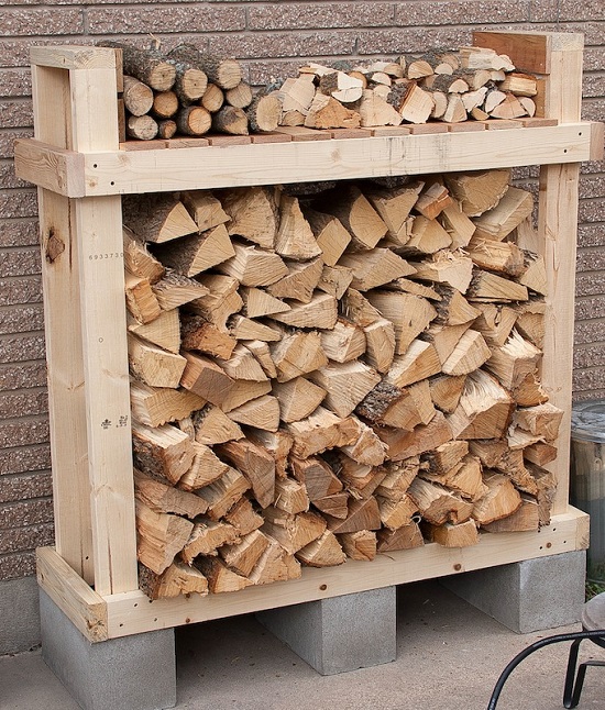 DIY Firewood Racks 9