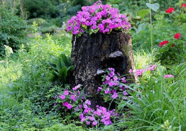 Tree Stump Decorations 1