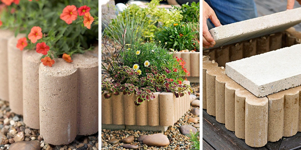 4 easy steps to create a concrete edge planter