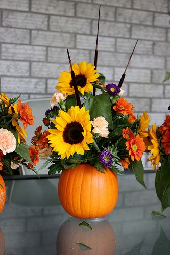 How To Dress Up Your Flower Arrangements For Thanksgiving