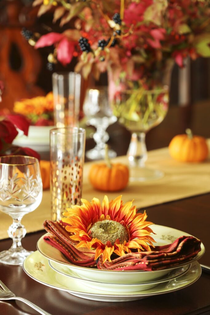 How To Dress Up Your Flower Arrangements For Thanksgiving