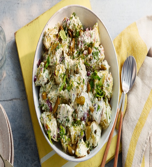 Lovage and Potato Salad