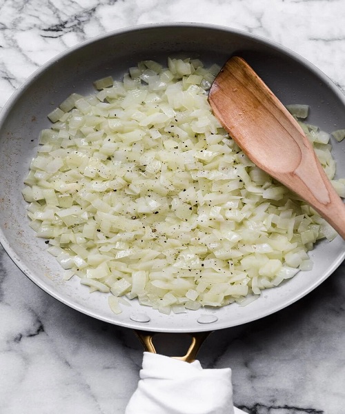 onions cooking