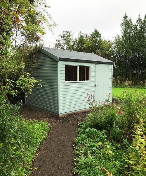 Incorrectly positioning a shed or fence