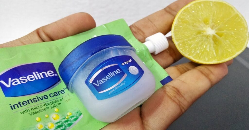 Vaseline-lemon-juice