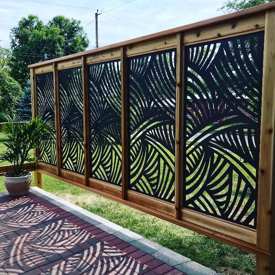 Install a Privacy Screen Patio