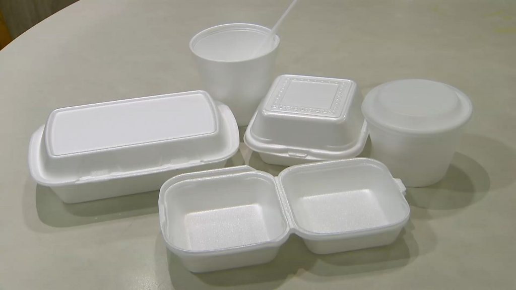 Styrofoam-containers