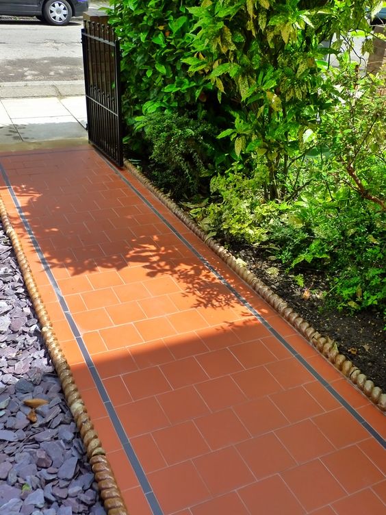 Terracotta Tile Pathway