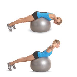 EXERCISE-BALL-BACK-EXTENSION