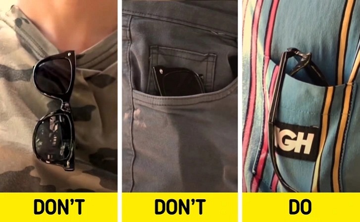 Keep-your-sunglasses-in-your-chest-pocket-with-the-lenses-facing-you