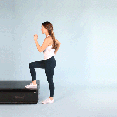 Stepup-with-reverse-lunge-exercise