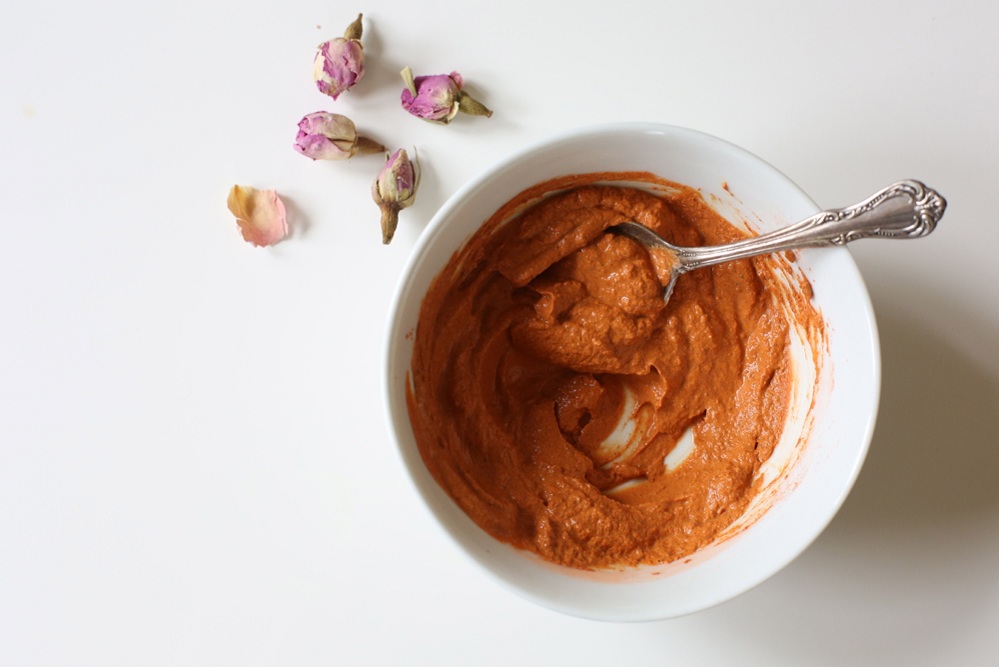 Turmeric and Rose Water Paste
